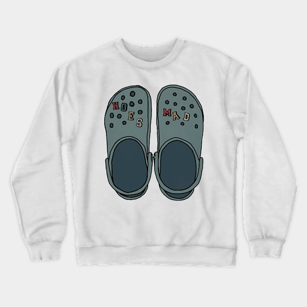 Hoes Mad Croc Crewneck Sweatshirt by methetca